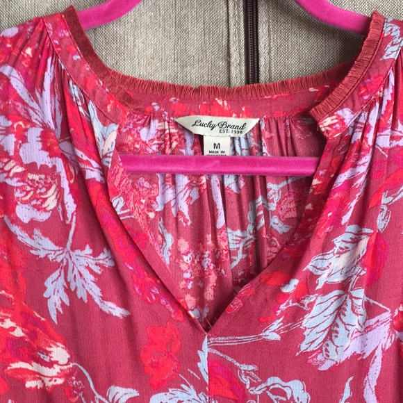 Lucky Brand boho top - Picture 2 of 2